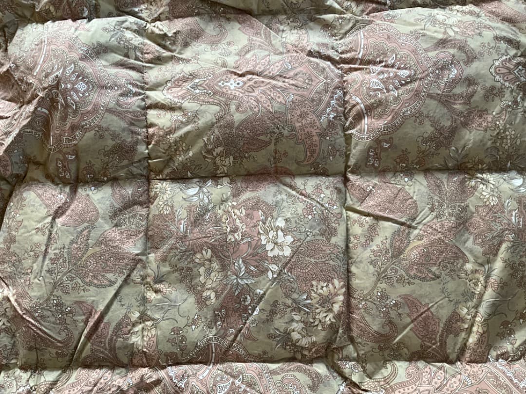 値下中！（新品・未使用）羽毛ふとん　2枚セット（夏用、冬用）、カバー1枚付