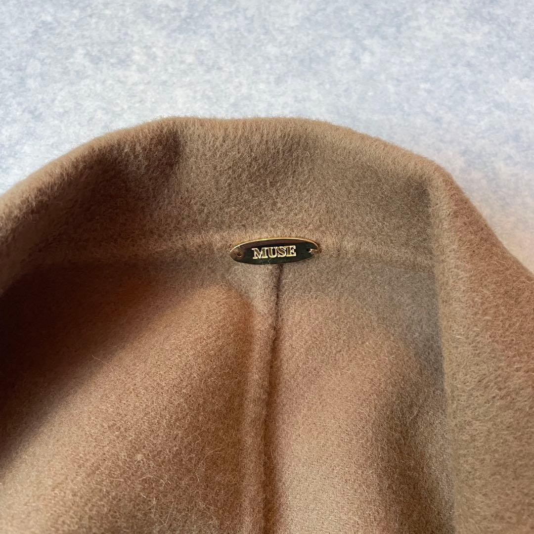 定価82500円 ドゥーズィエムクラス ウールアンゴラ リバーコート キャメル