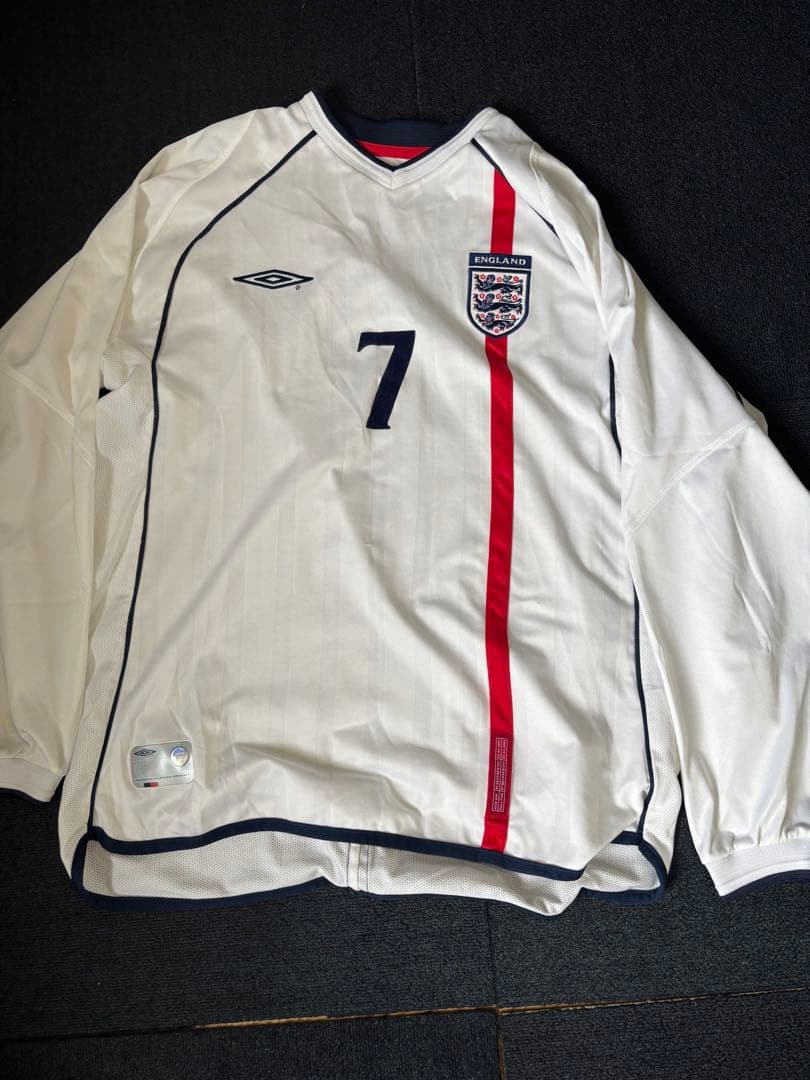 イングランド代表 BECKHAM 7 長袖シャツ