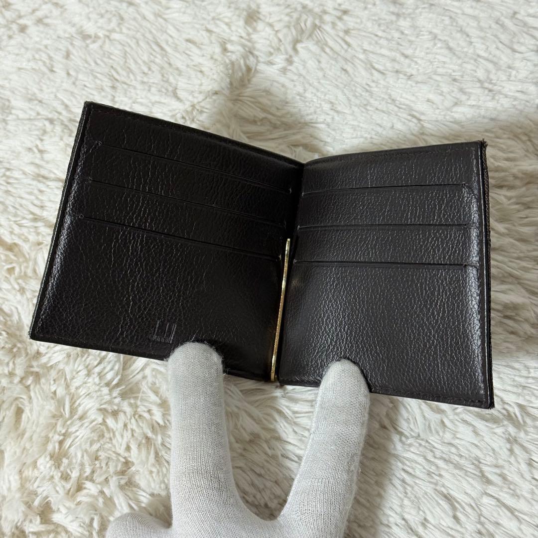 ⭐️新品未使用⭐️　Dunhill　D-EIGHT　マネークリップ　二つ折り