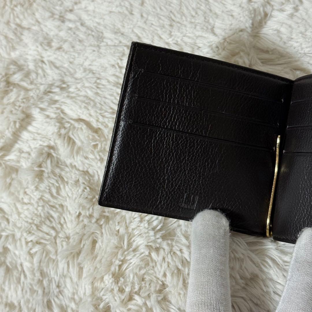 ⭐️新品未使用⭐️　Dunhill　D-EIGHT　マネークリップ　二つ折り