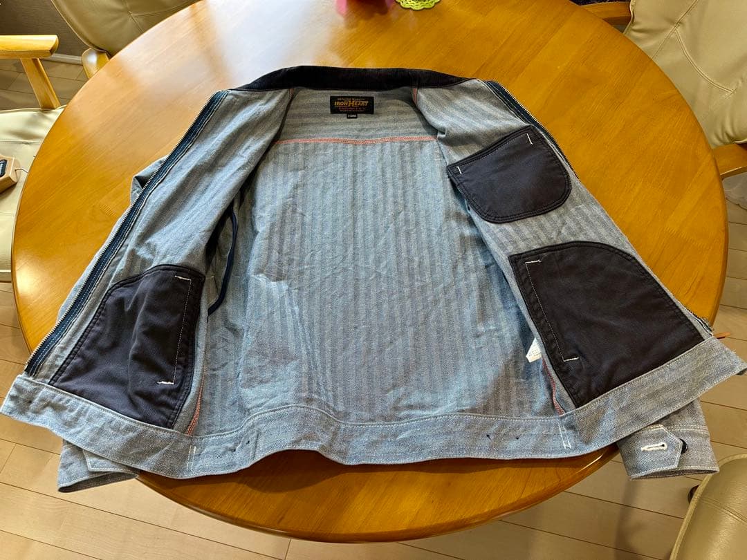 ♪ IRONHEART ♪ IHJ-119 ♪ヘビーヘリンボーン♪サイズXL