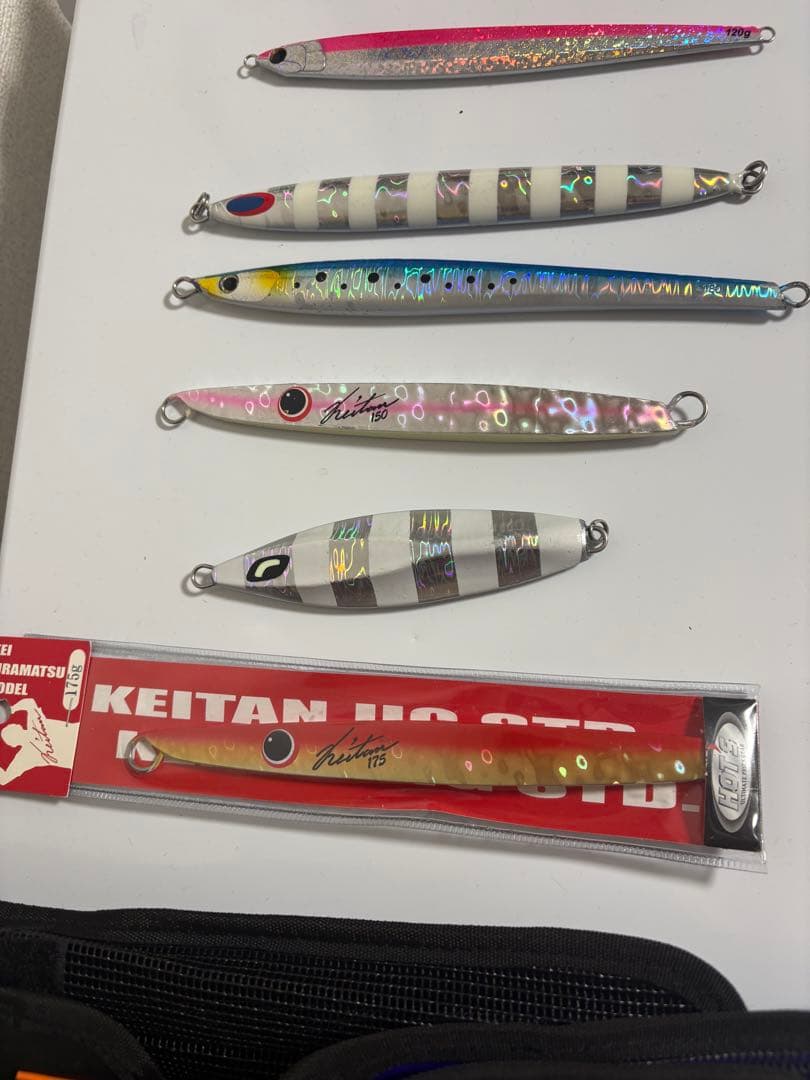 ケイタンジグ　鉄ジグ　多数　ケース付き　120g〜200g