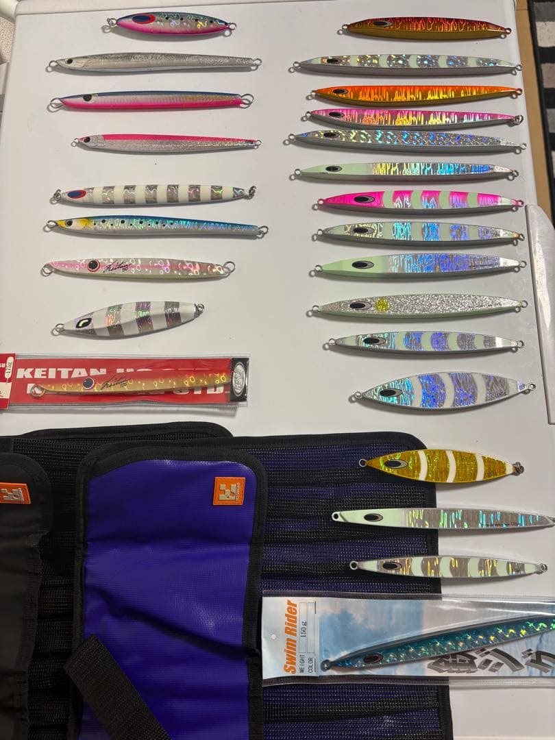 ケイタンジグ　鉄ジグ　多数　ケース付き　120g〜200g
