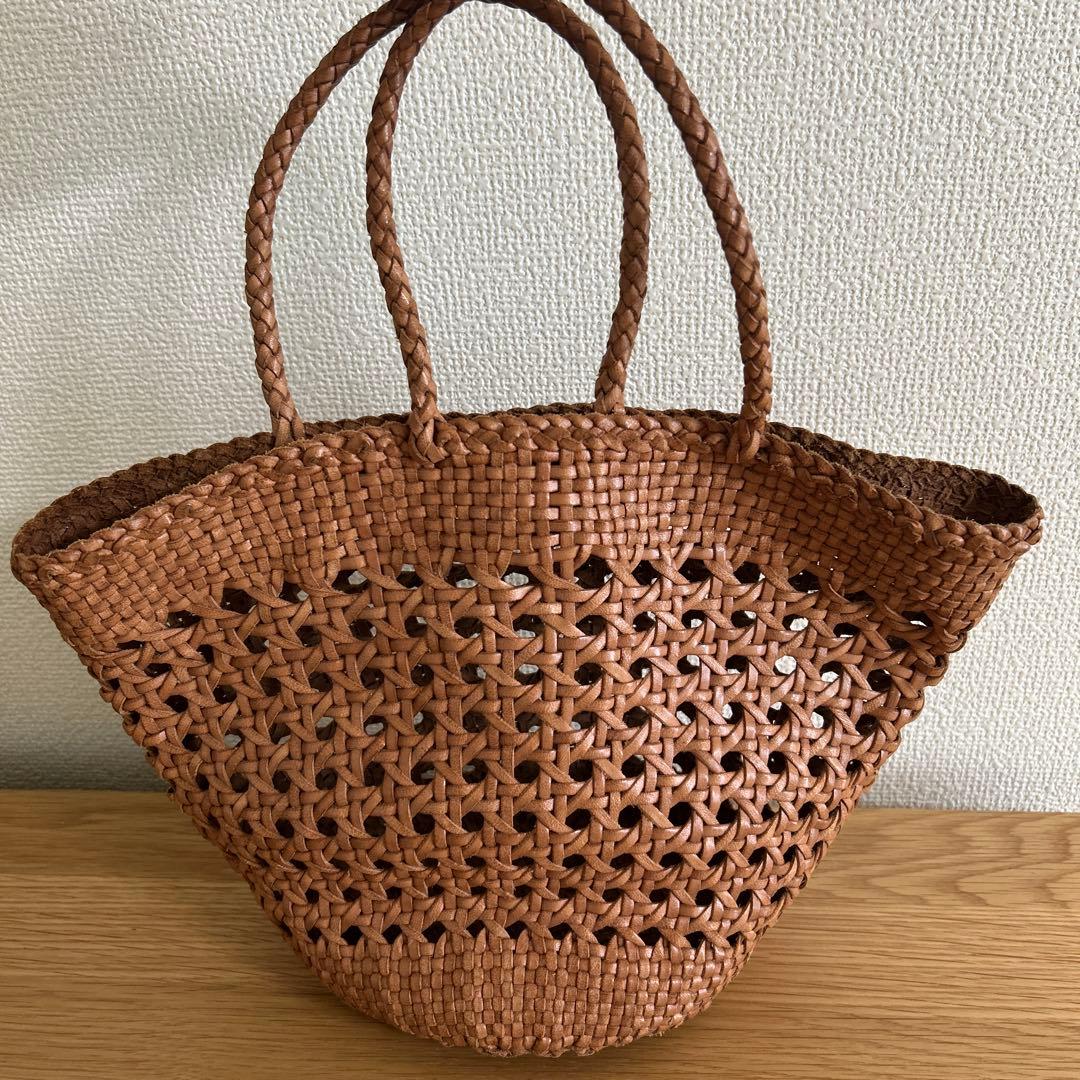 【dragon】レザーメッシュバッグ