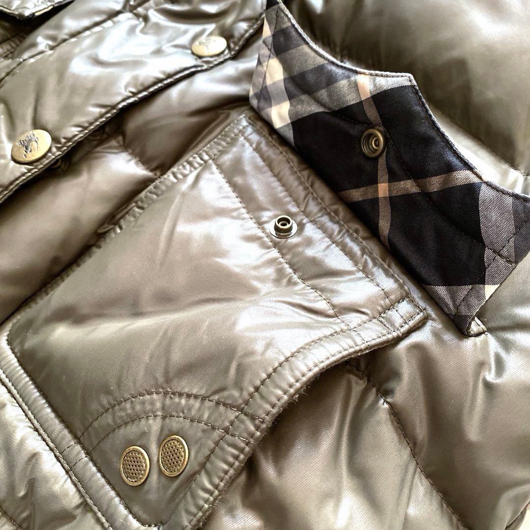 74.【美品】バーバリー★ブルーレーベル ダウンベスト 三陽商会 38