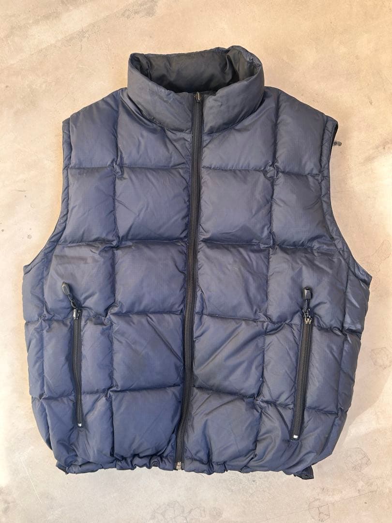 90s OLD GAP リバーシブルダウンベスト ドローコード　両A面