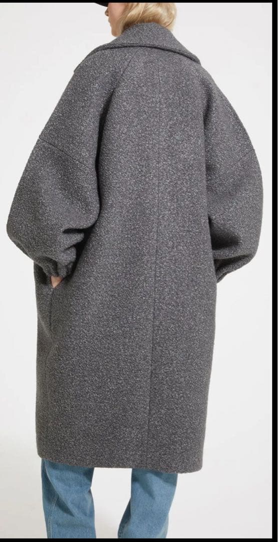 PATOU パトゥ　ブークレコクーン　ロングコート　34