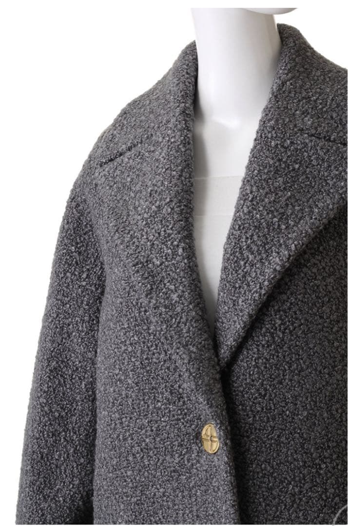 PATOU パトゥ　ブークレコクーン　ロングコート　34