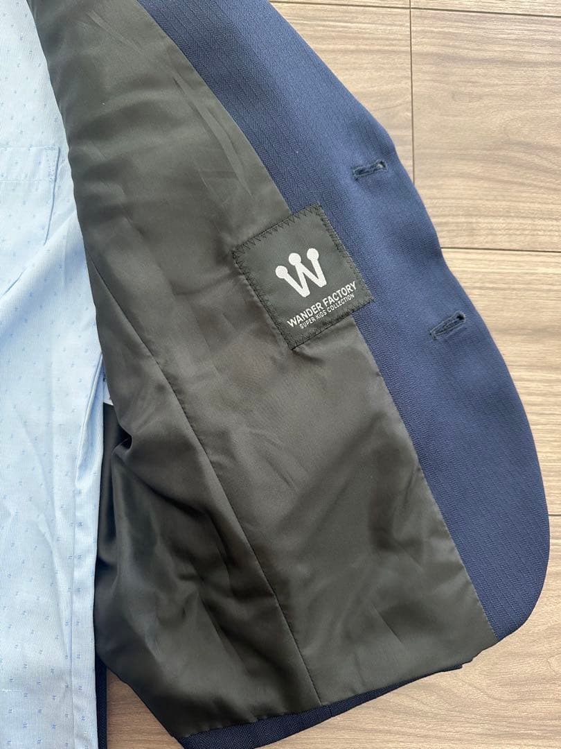 ワンダーファクトリー 男の子 フォーマルスーツ 3点セット 140 美品