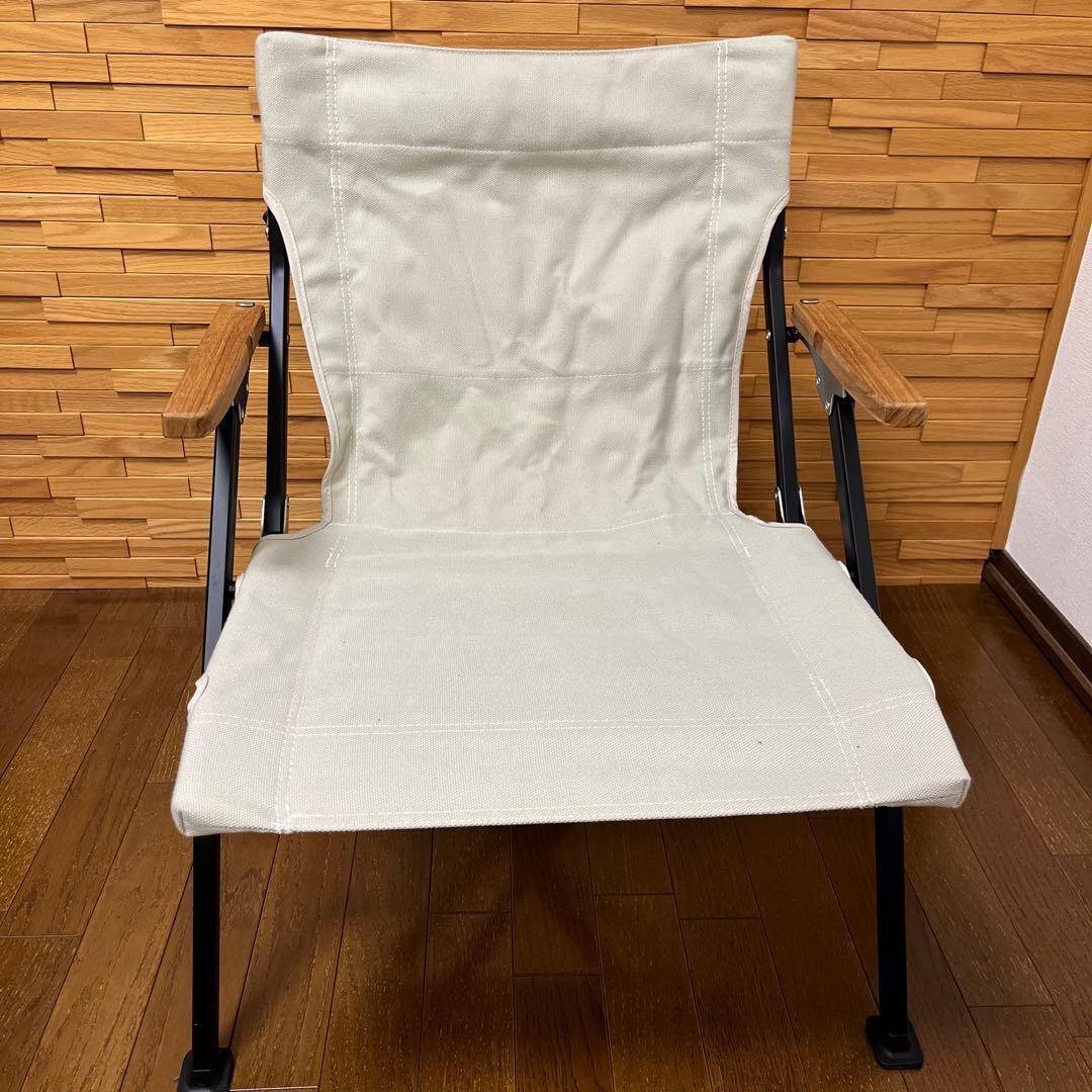  peak ローチェア ショート アイボリー②