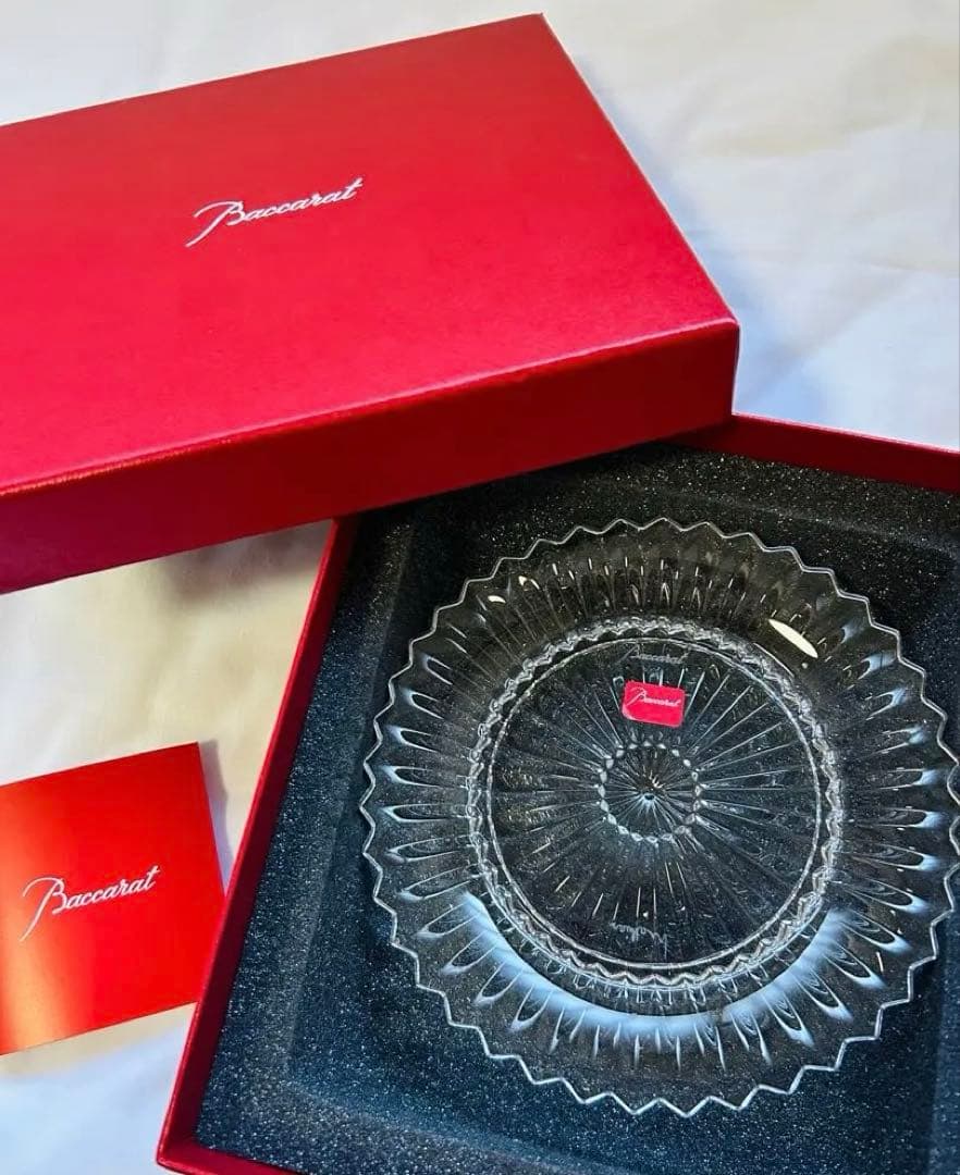 【新品未使用】Baccarat バカラ ミルニュイ プレート16cm
