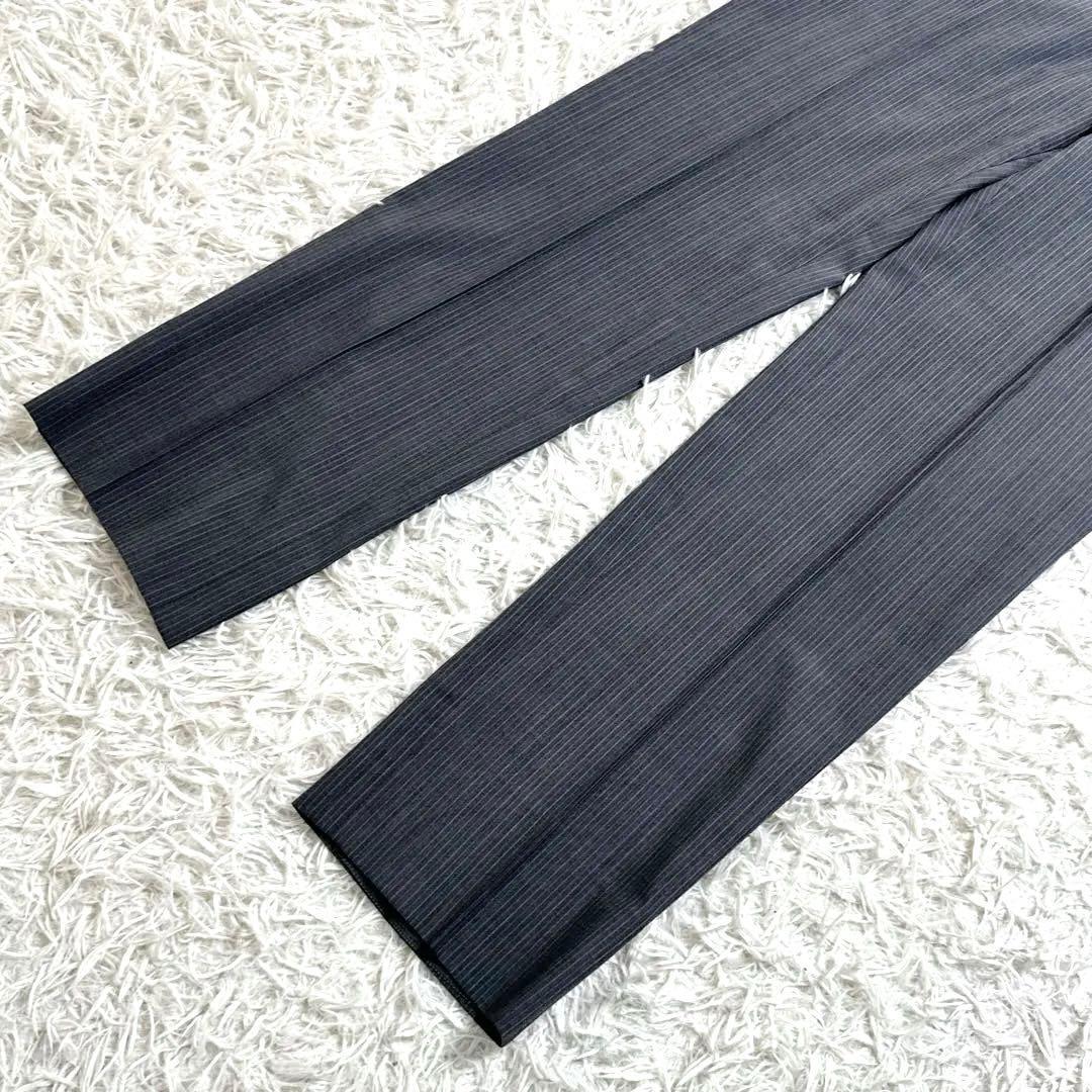 ✨未使用級✨　３P　２パンツ　WASHABLE　170　L　ストライプ　グレー