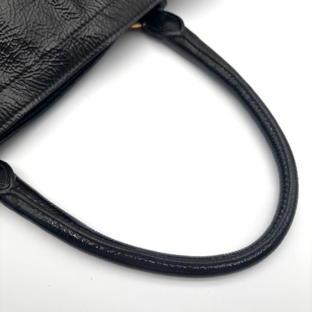 美品 プラダ 2way ショルダーバッグ トートバッグ ロゴ A4可 白タグ 黒