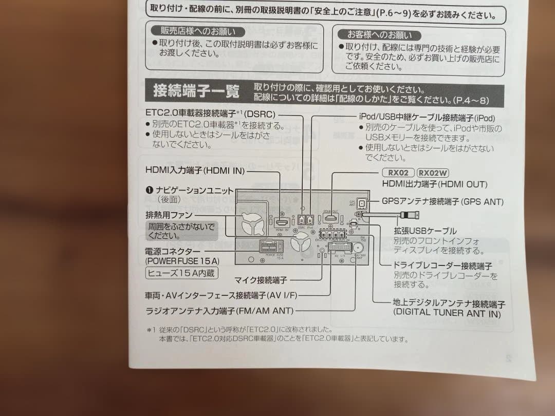 Panasonic CN-RS02WD カーナビ（フルセグ）
