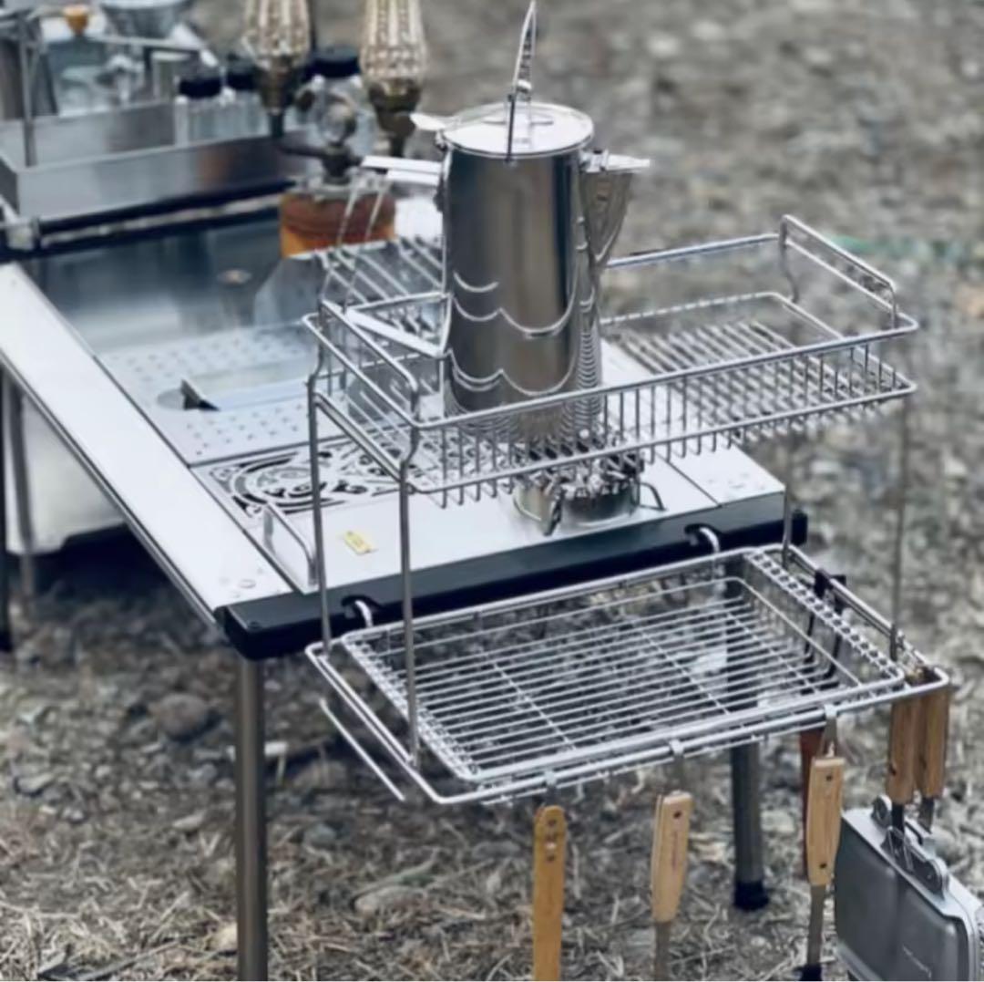 IGT ダブルサイドラック　セパレートIGT メッシュトレー　スノーピーク