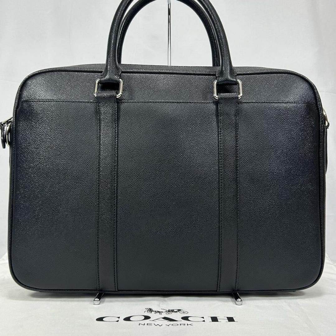 【極美品】コーチ メトロポリタン トートバッグ ビジネスバッグ レザー A4可