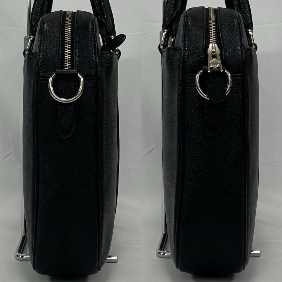 【極美品】コーチ メトロポリタン トートバッグ ビジネスバッグ レザー A4可