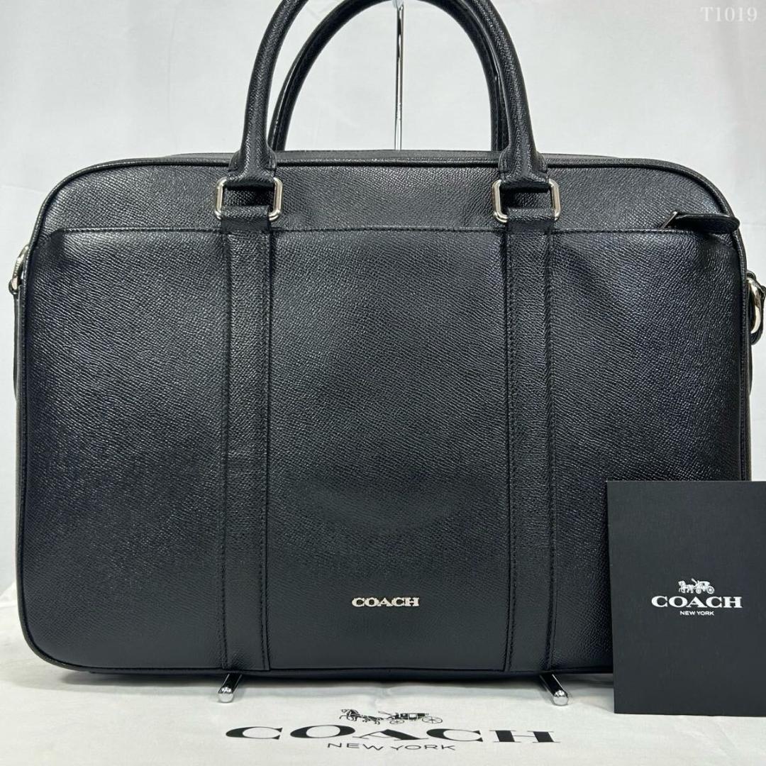 【極美品】コーチ メトロポリタン トートバッグ ビジネスバッグ レザー A4可