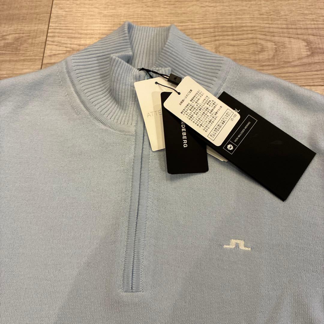 未使用 jリンドバーグ Kian zipped セーター ハーフジップ S
