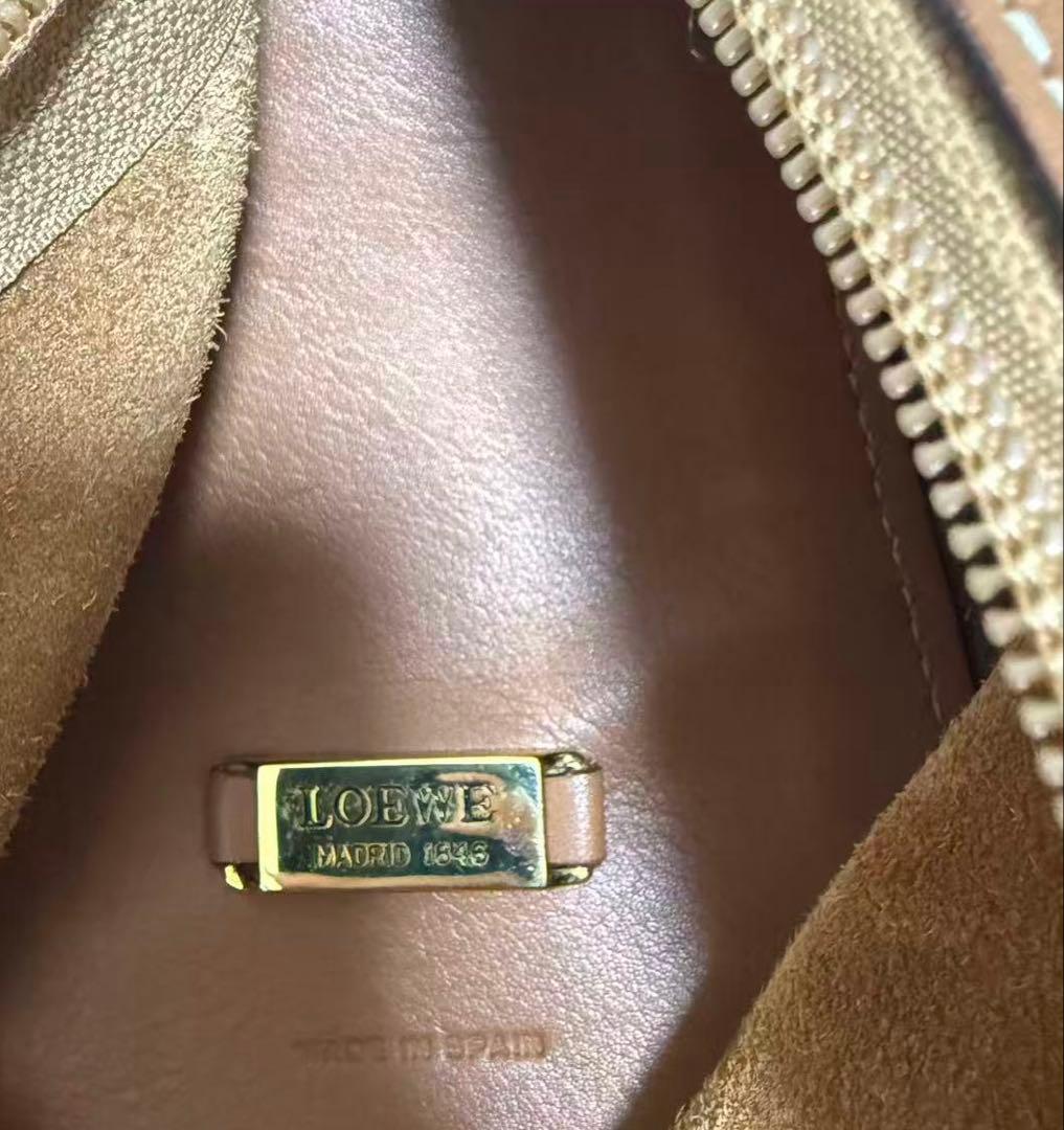 ロエベ アントン リュックサック ポーチ付 レザー