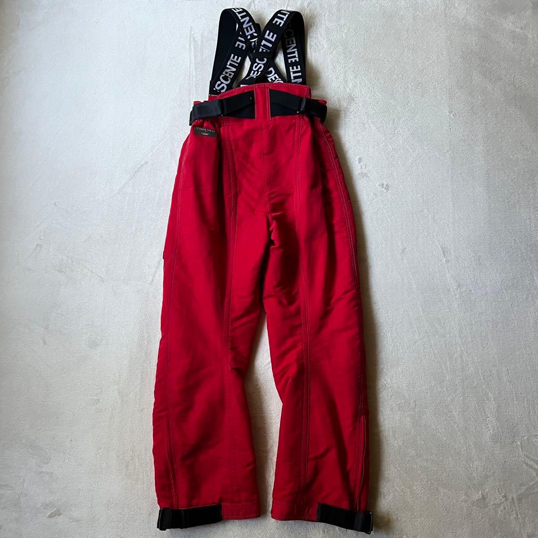 DESCENTE デサント 上L 下XL スキーウェア 上下 セットアップ 赤黒