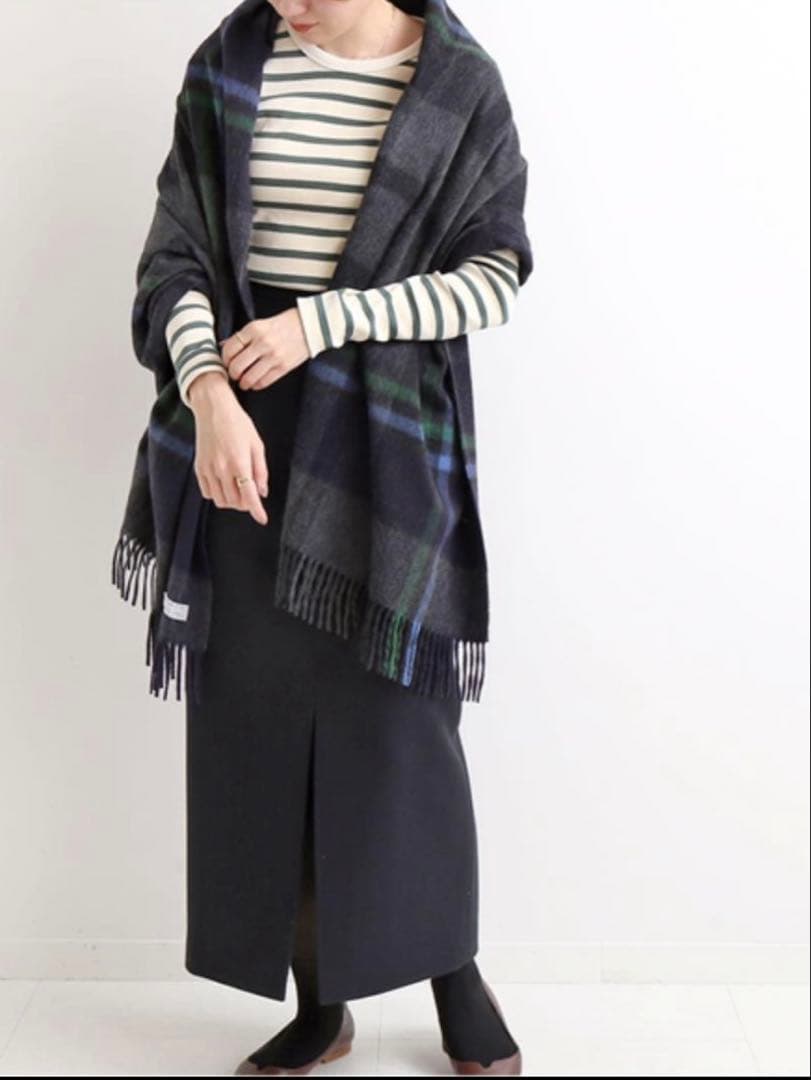 ⭐️試着のみ⭐️ジョシュアエリス♢Joshua Ellis カシミヤ 大判 ストール