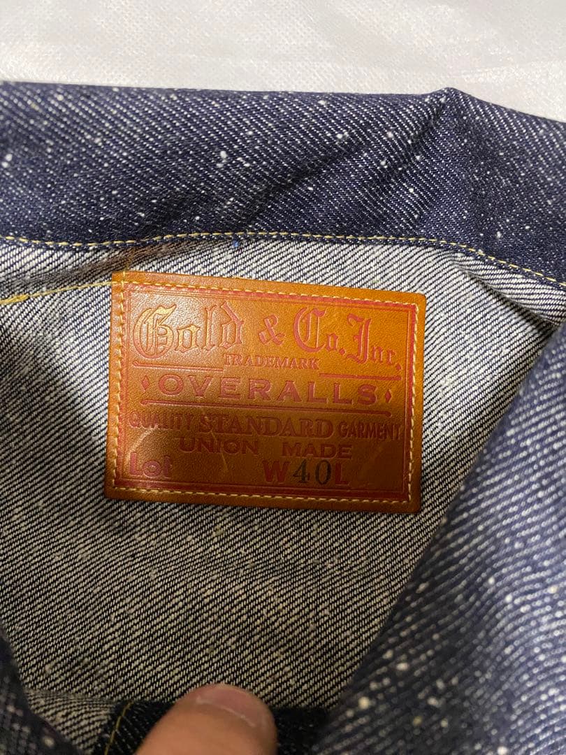 東洋エンタープライズ　ゴールド　大戦 デニムジャケット　サイズ40 L 新品