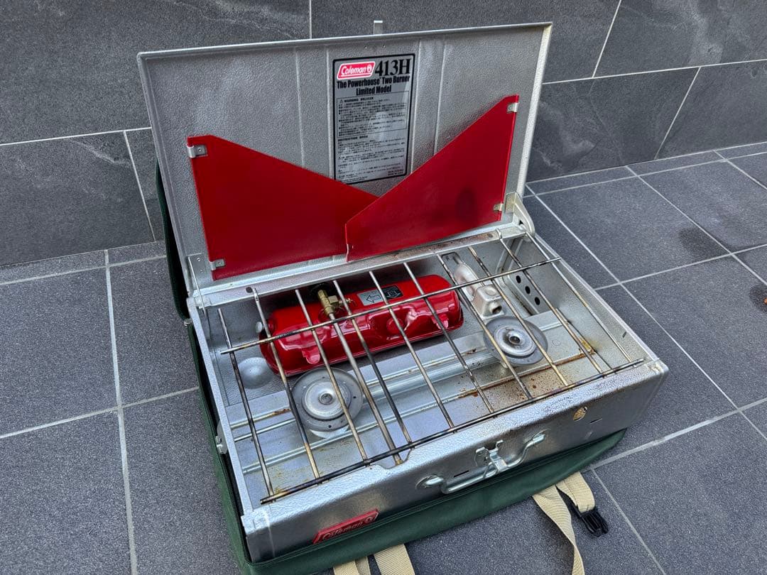 付属品多数！限定品リミテッドエディション Coleman 413H ツーバーナー