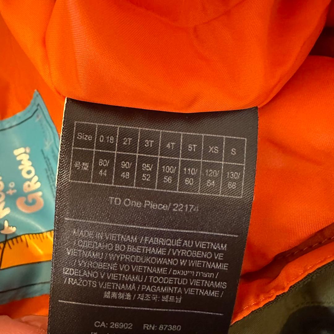 BURTON 子ども用スキーウェア オリーブグリーン