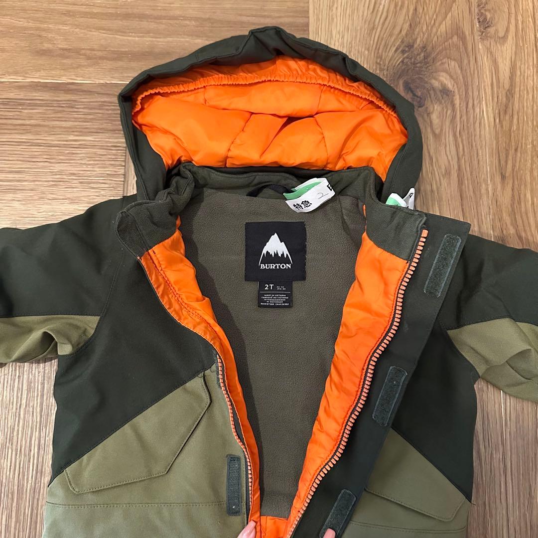 BURTON 子ども用スキーウェア オリーブグリーン