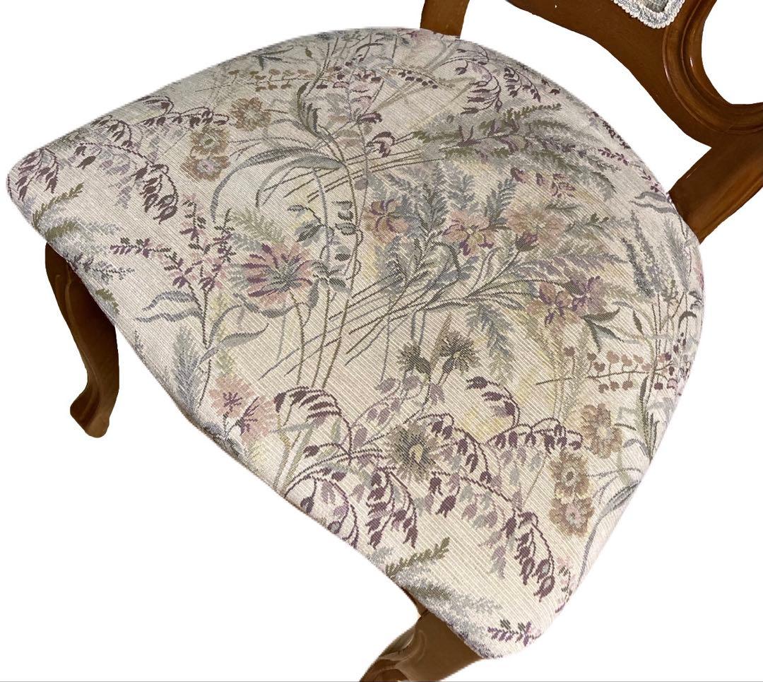 イタリア製 ダイニングチェア 猫脚③