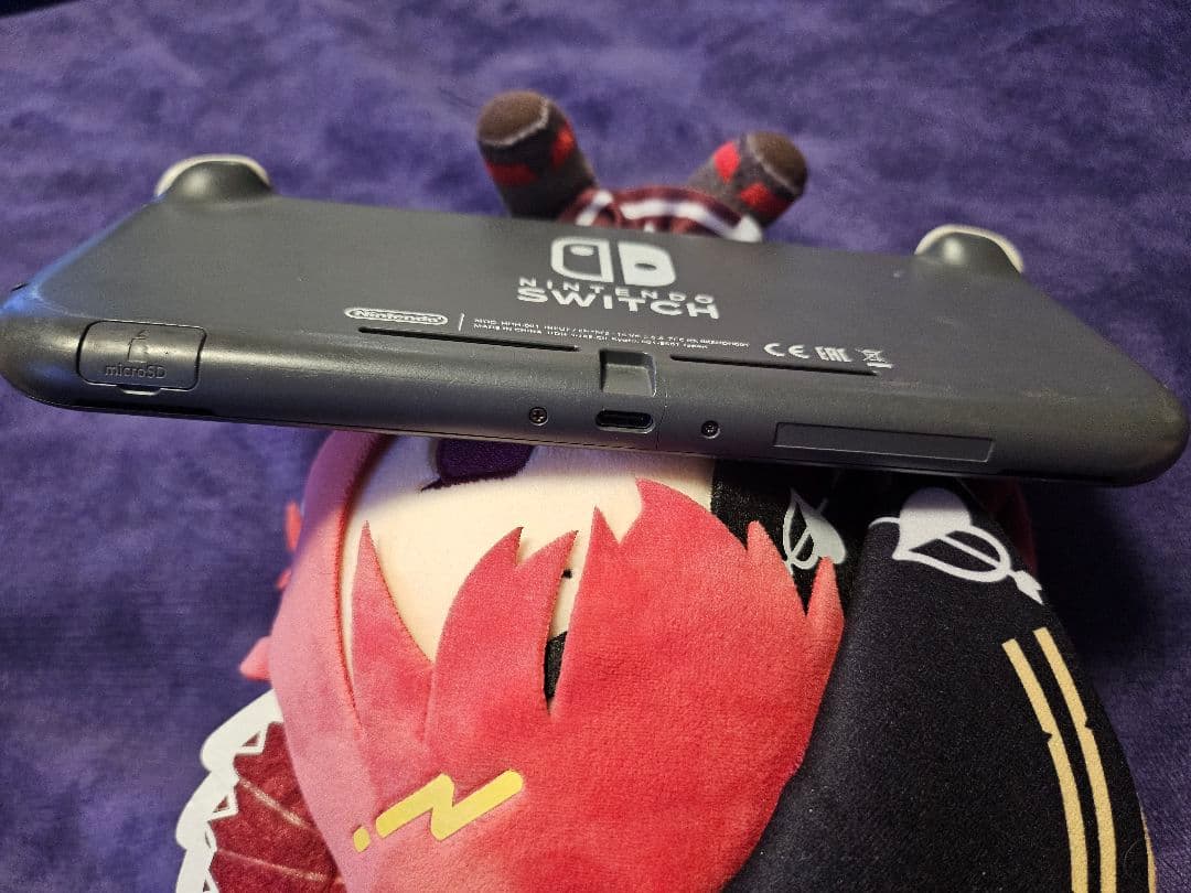 Nintendo Switch Lite グレー ジャンク品 マリメ2おまけ付