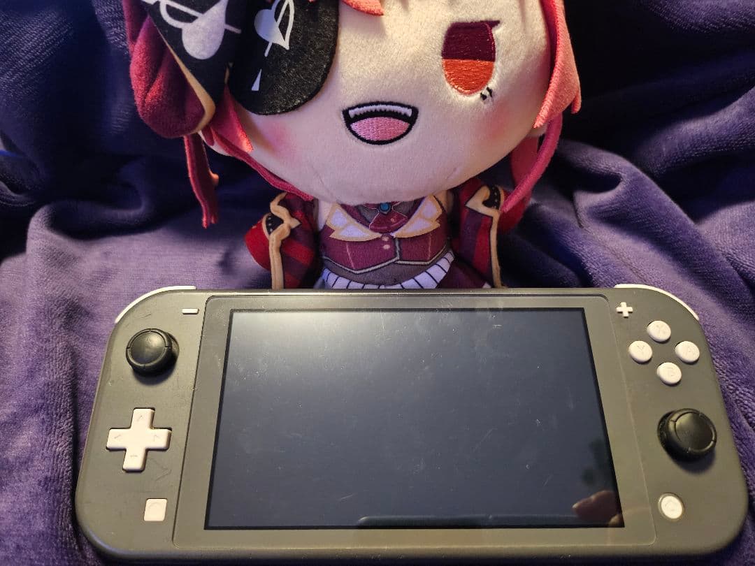 Nintendo Switch Lite グレー ジャンク品 マリメ2おまけ付