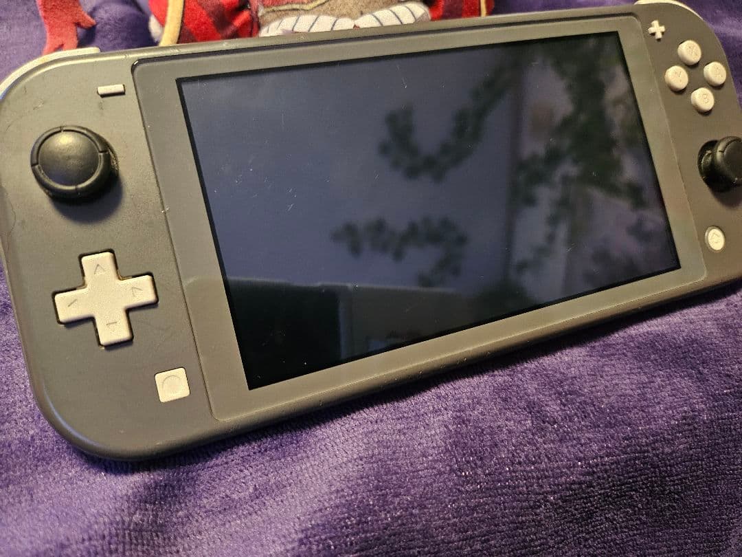 Nintendo Switch Lite グレー ジャンク品 マリメ2おまけ付