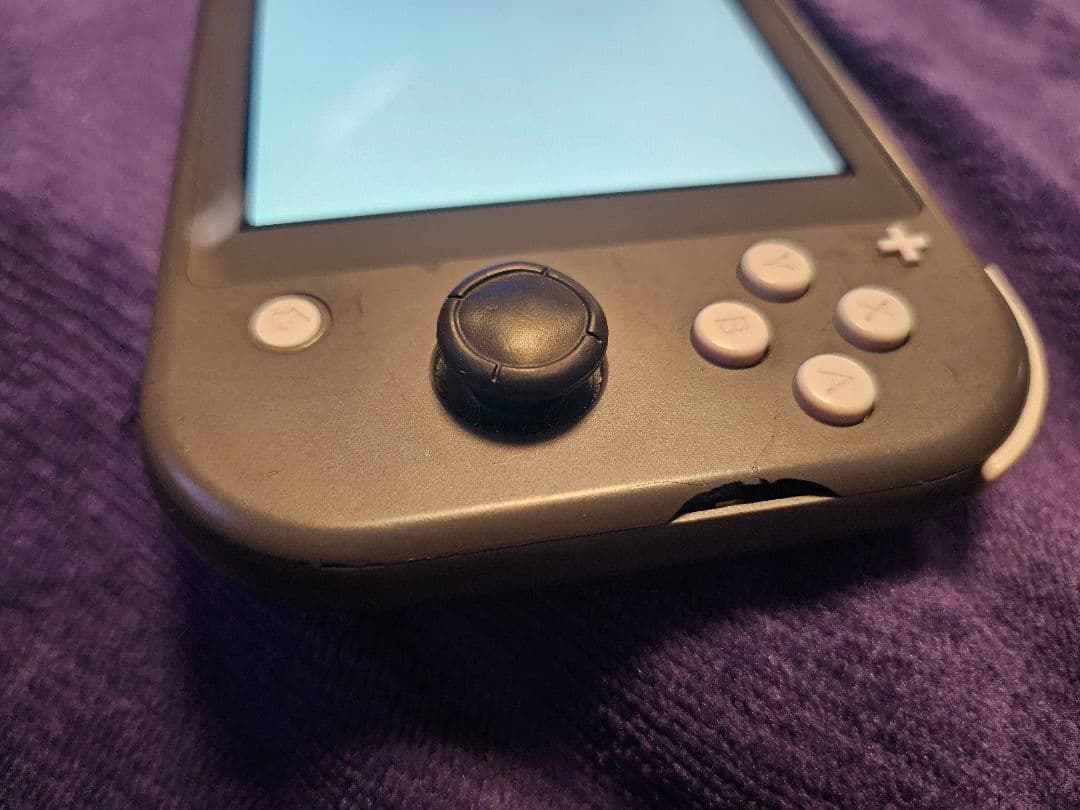 Nintendo Switch Lite グレー ジャンク品 マリメ2おまけ付