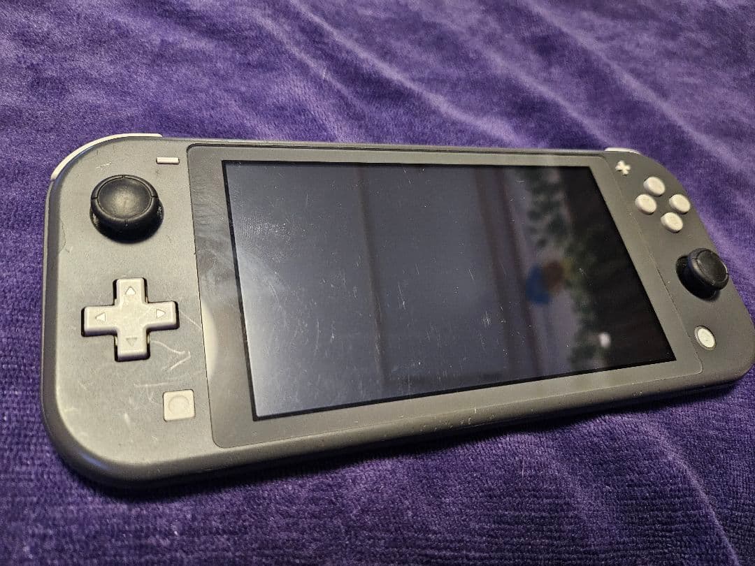 Nintendo Switch Lite グレー ジャンク品 マリメ2おまけ付