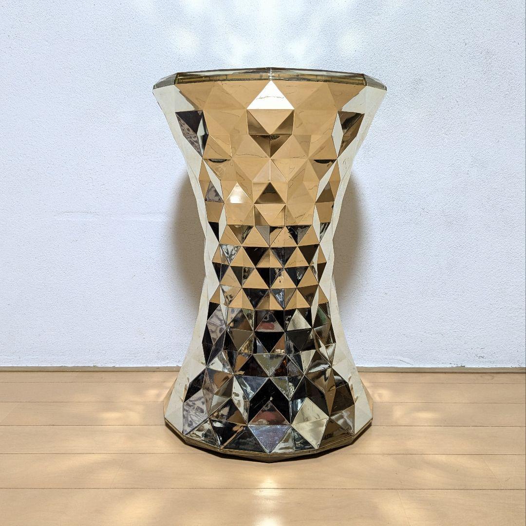 Kartell STONE カルテル ストーン スツール ゴールド ②