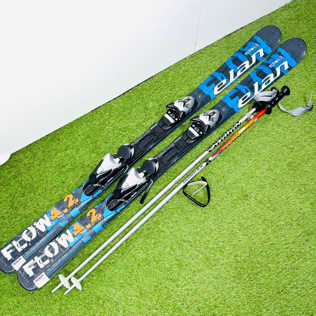フルセット　elan FLOW4.2 スキー板 144cm バインディング