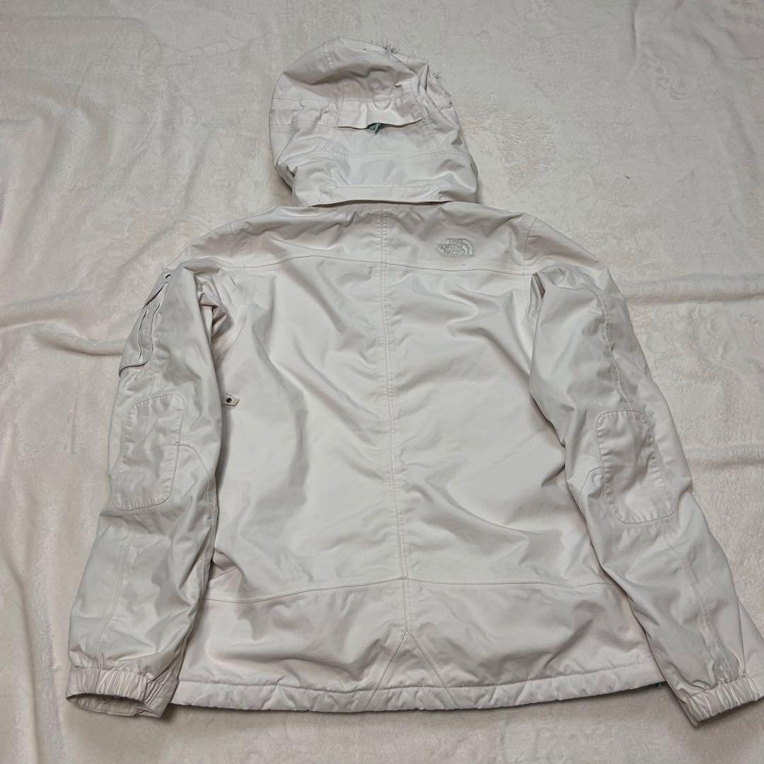 THE NORTH FACE レディース スノージャケット 白 アーガイル柄