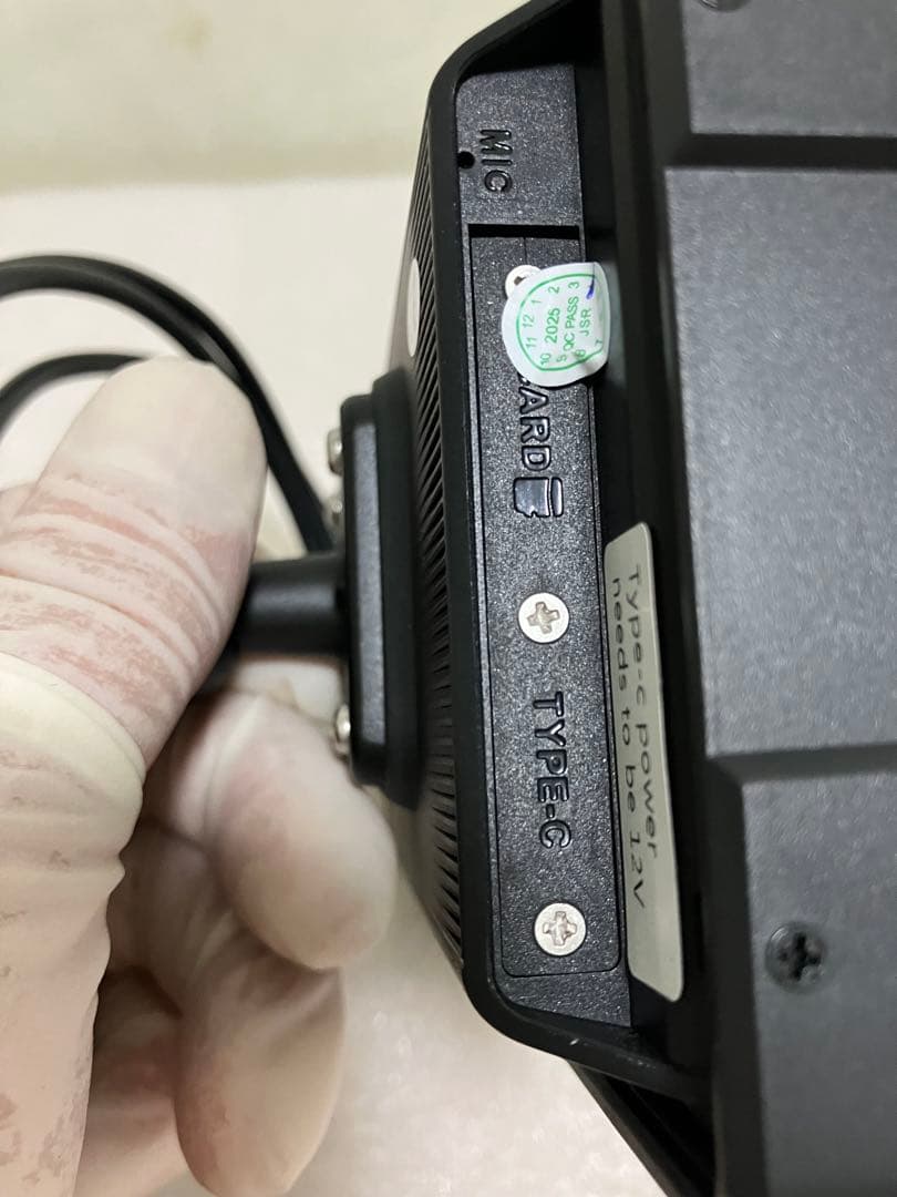 バイク用 防水 ポータブル ディスプレイオーディオ 前後カメラ録画付き ドラレコ