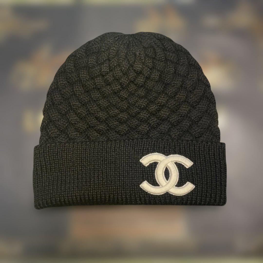 ぷうさん専用CHANEL ブラック ニット帽