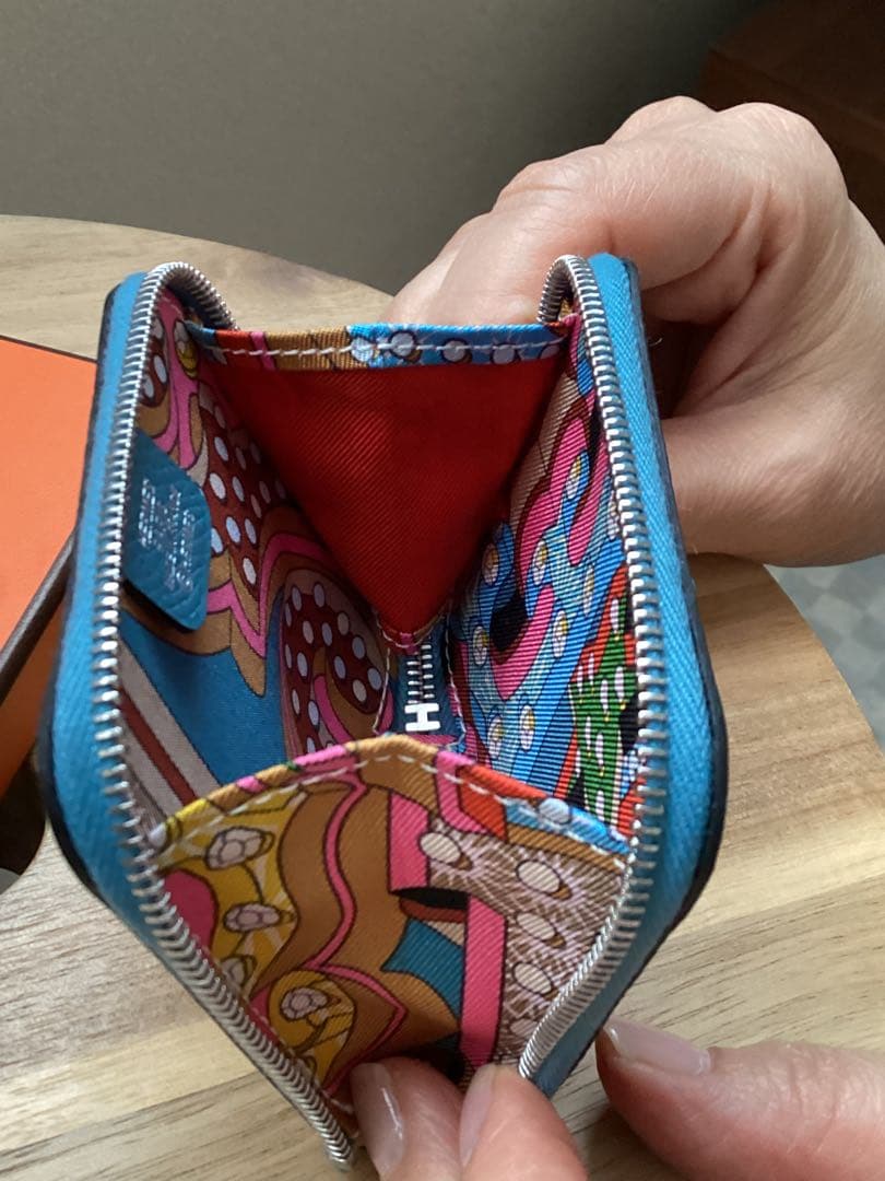 未使用　HERMES アザップケース　 ブルージーン　値下げしました