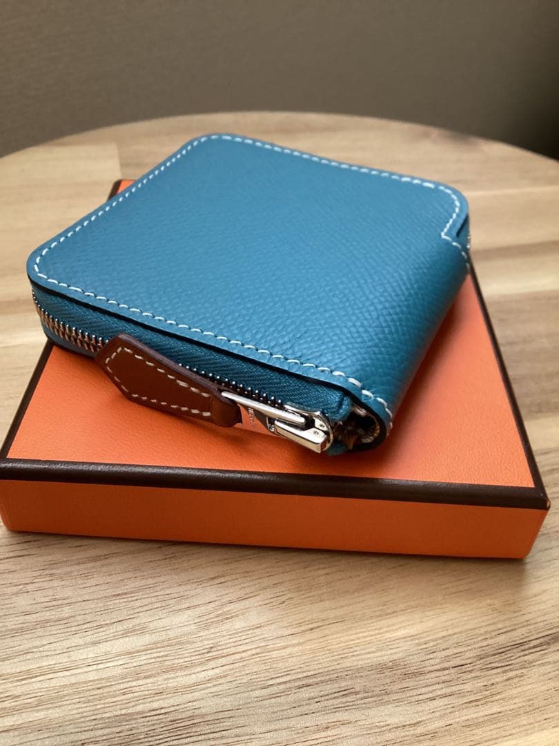 未使用　HERMES アザップケース　 ブルージーン　値下げしました