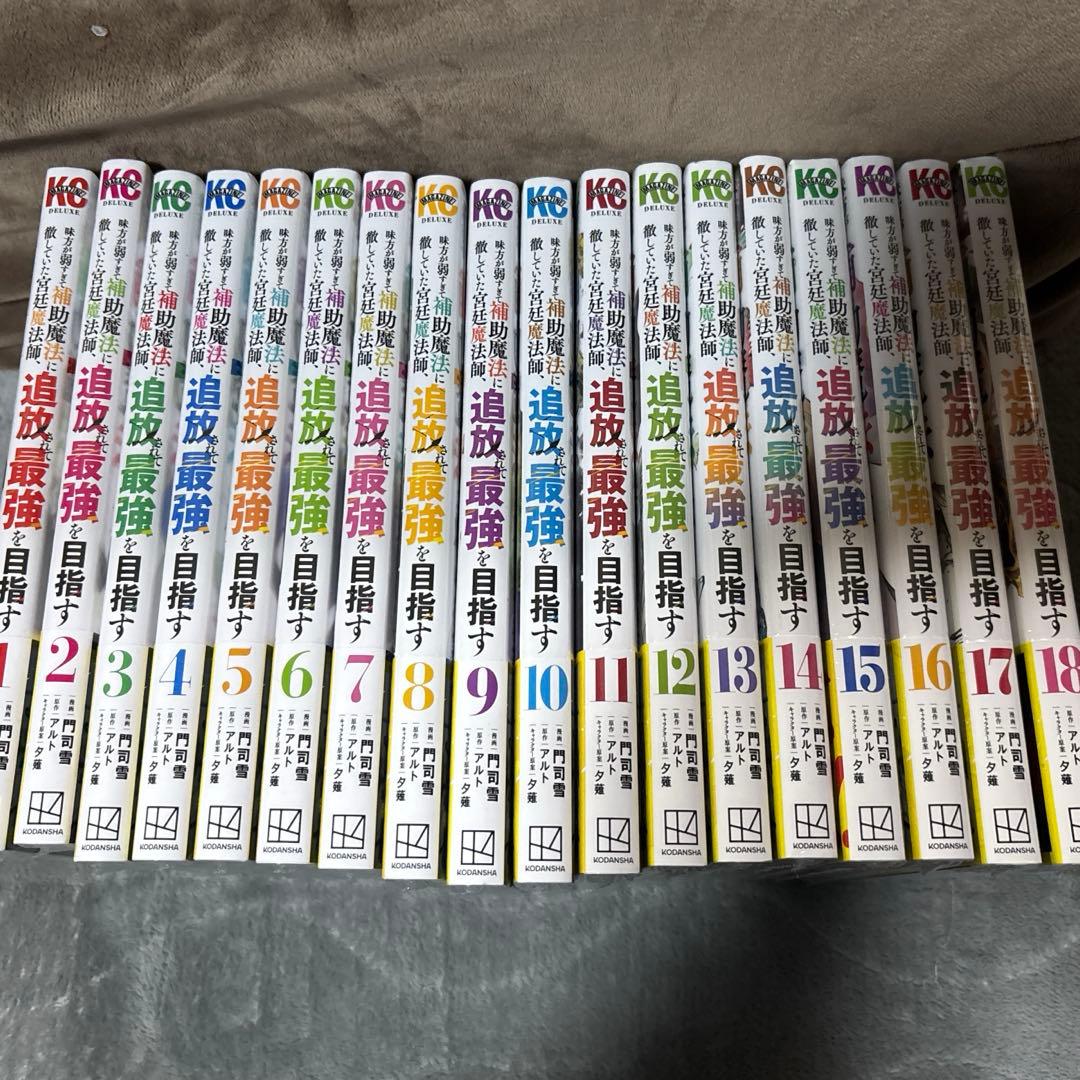 味方が弱すぎて、補助魔法に徹していた宮廷魔法師、追放されて最強を目指す 1〜18