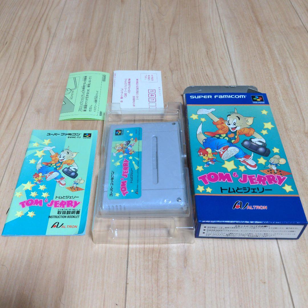 SFC スーパーファミコンソフト　トムとジェリー　ハガキ付き　美品