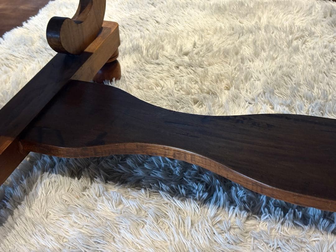 英国　アンティーク　ウッドデスク　スリランカ　ライティングデスク　ブラウン　ns