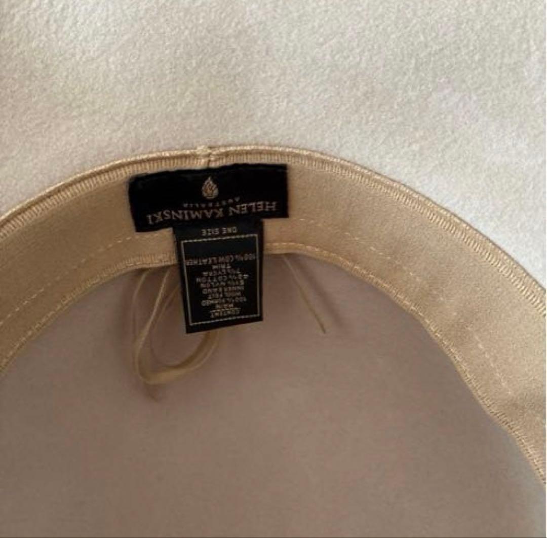 Helen Kaminski ライトベージュウールハット