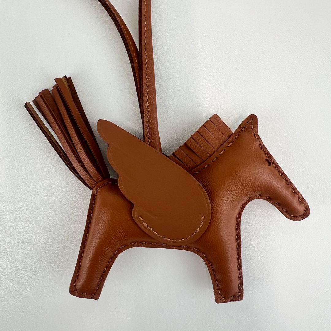 新品 HERMES エルメス ロデオ ペガサス ゴールド バッグチャーム K刻印