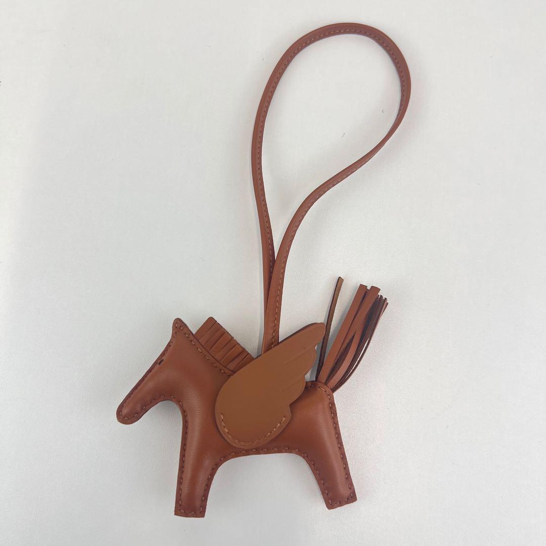 新品 HERMES エルメス ロデオ ペガサス ゴールド バッグチャーム K刻印